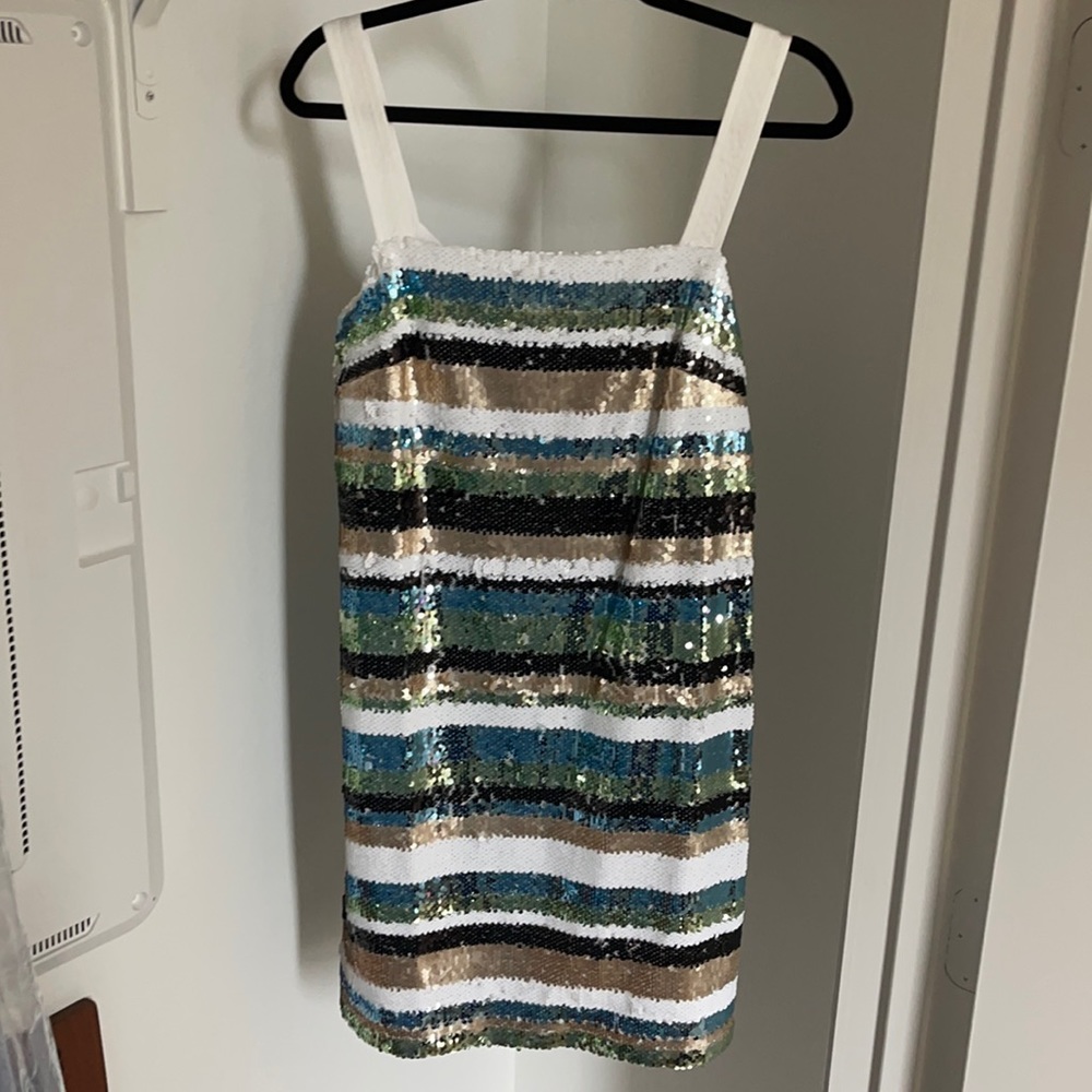 Vince Camuto, sequin dress